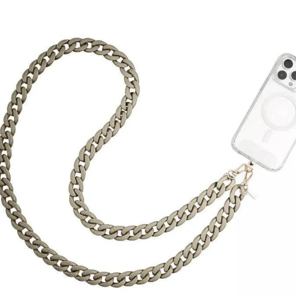 Phone Crossbody Chain - Milk Chocolate